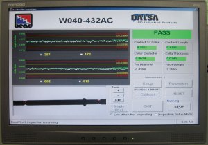 Bead Electronics Vision System Inspection Data